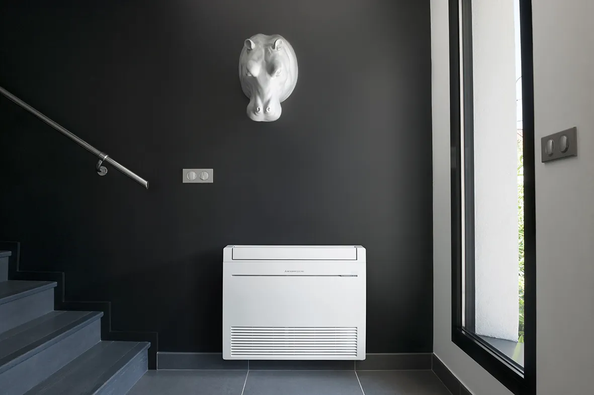 Climatiseur Mitsubishi console réversible inverter MFZ-KT25VG.